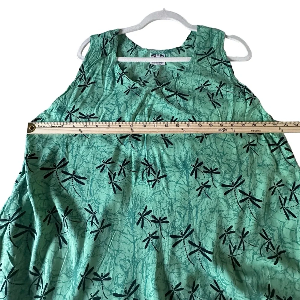 POCKETS! Maxi Dress, Dragonfly and textured flower detail OS